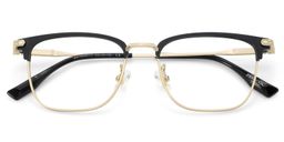 Barrett Gold Browline Glasses2