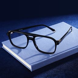 Athena Black Aviator Glasses3