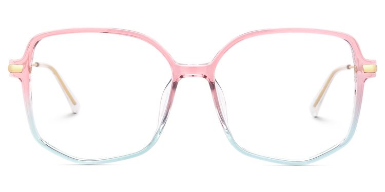 Payton Pink-Blue Geometric Glasses