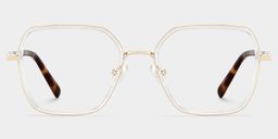 Sophie Clear Geometric Glasses1