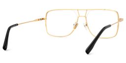 Bowdry Black Aviator Glasses5
