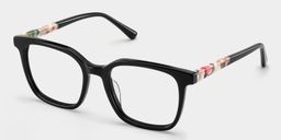 Freya Black Square Glasses5