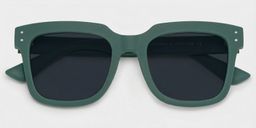 Liizbeett Green Square Sunglasses1