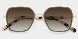 Sophie Green Geometric Sunglasses1