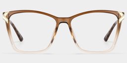 Tricee Brown Square Glasses1