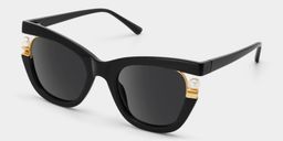 Pearl Black Cat eye Sunglasses2