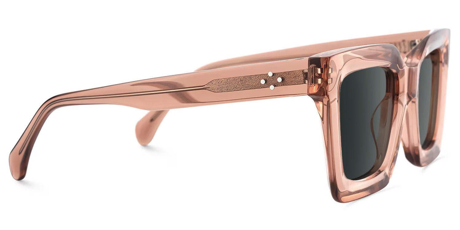 Lobo Tr90 Beige Square Frame Sunglasses | ZEELOOL3