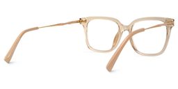 Jacqui Beige Rectangle Glasses3
