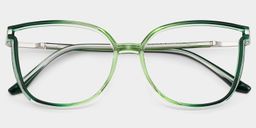 Rodz Green Square Glasses1