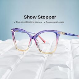 Lamar Multicolor Butterfly Glasses1