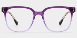 Donnalyn Purple Square Glasses0