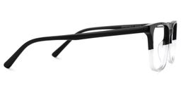 Barnhill Black-Clear Square Glasses2