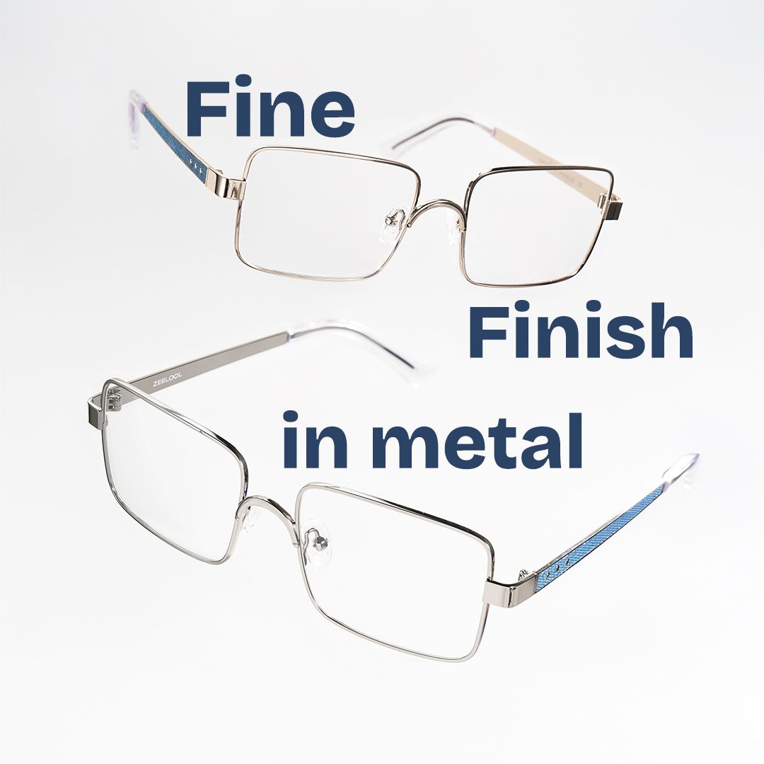 Gavin Eyeglasses in Rectangle Gold Frame | ZEELOOL0
