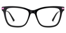 Eliot Black Rectangle Glasses1