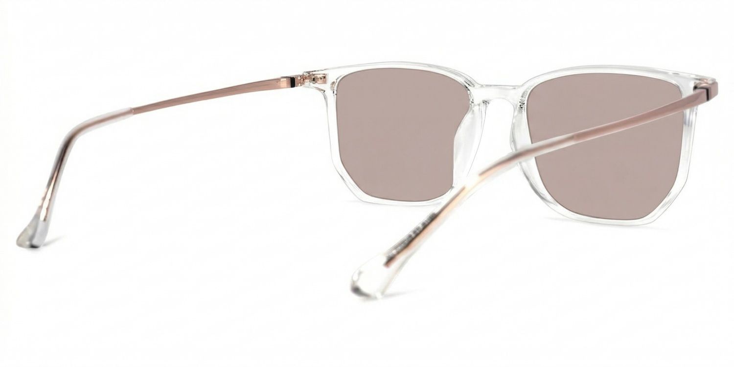 Fezell Square Style Clear Frame Sunglasses | ZEELOOL4