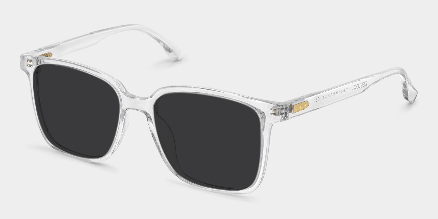 Contreras Square Clear Sunglasses for Women & Men | ZEELOOL2