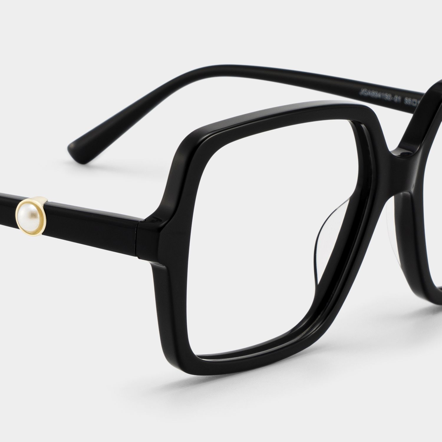 Order Elena Black Square Frame Glasses Online | ZEELOOL5