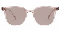 Chloe Pink Clear Square Sunglasses0