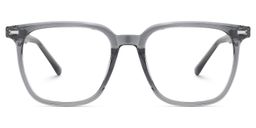 Eliza Grey Square Glasses1