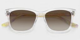 Faith Clear Rectangle Sunglasses1