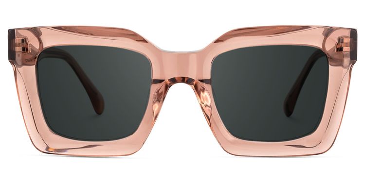 Lobo Beige Square Sunglasses
