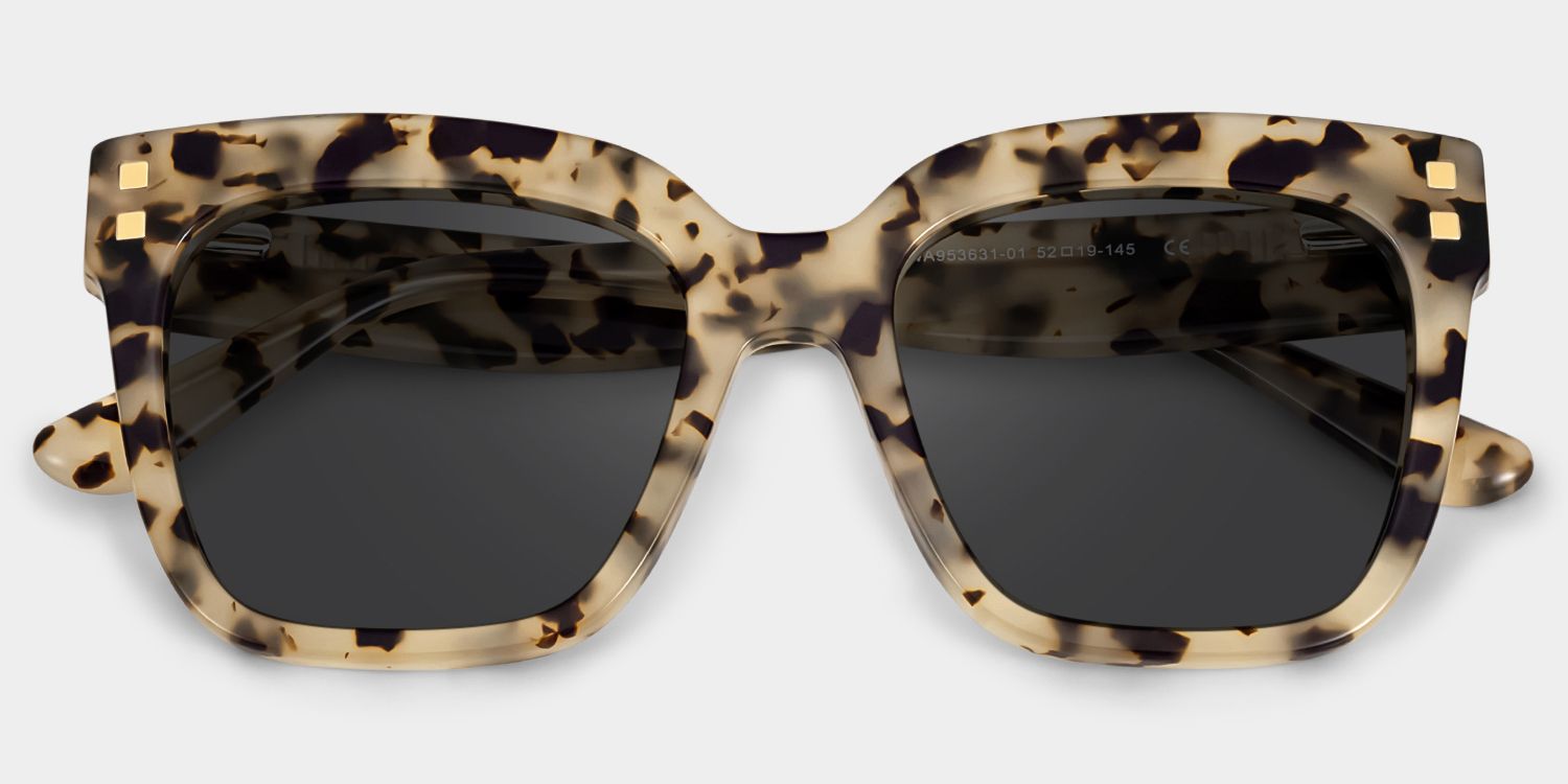 Minguela Square Brown-Tortoise Sunglasses for Women & Men | ZEELOOL1