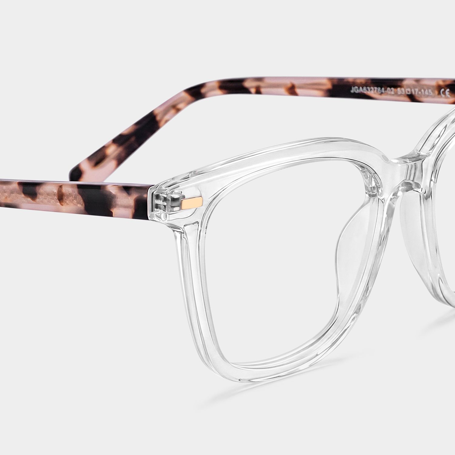 Lana Clear Square Acetate Frame Glasses for Women | ZEELOOL4