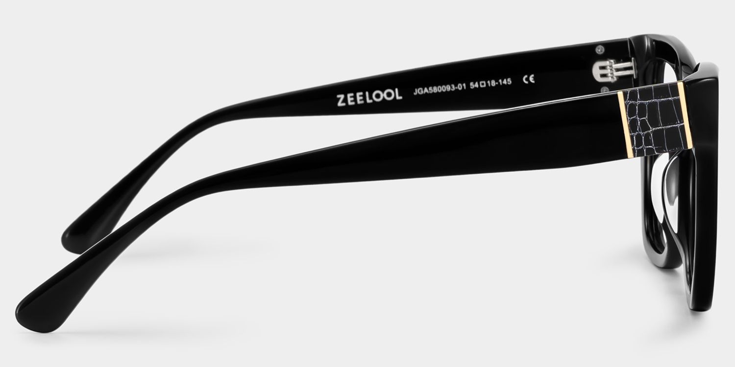 Square Frame Black Glasses on Sale4