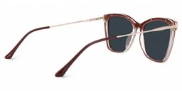 Krystle Red Square Sunglasses3