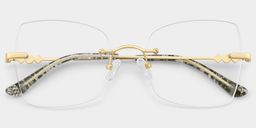 Tierney Black Butterfly Glasses1