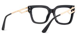 Lidia Gray Leopard Square Glasses6