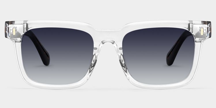 Connor Clear Rectangle Sunglasses