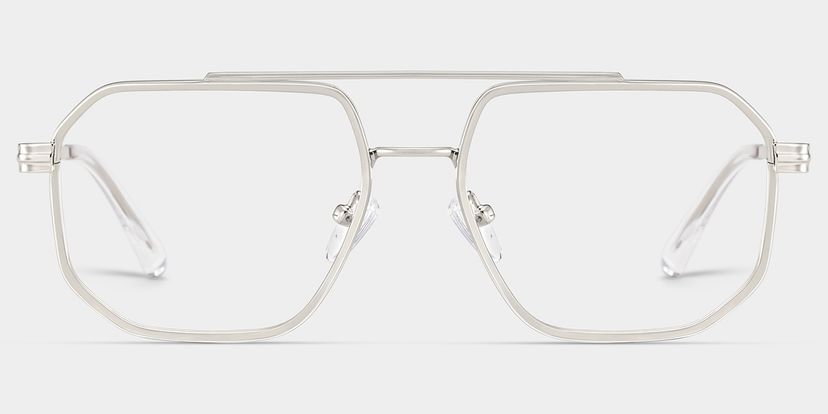 Autumn Silver Aviator Glasses