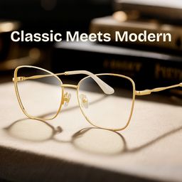 Kai Gold Butterfly Glasses8