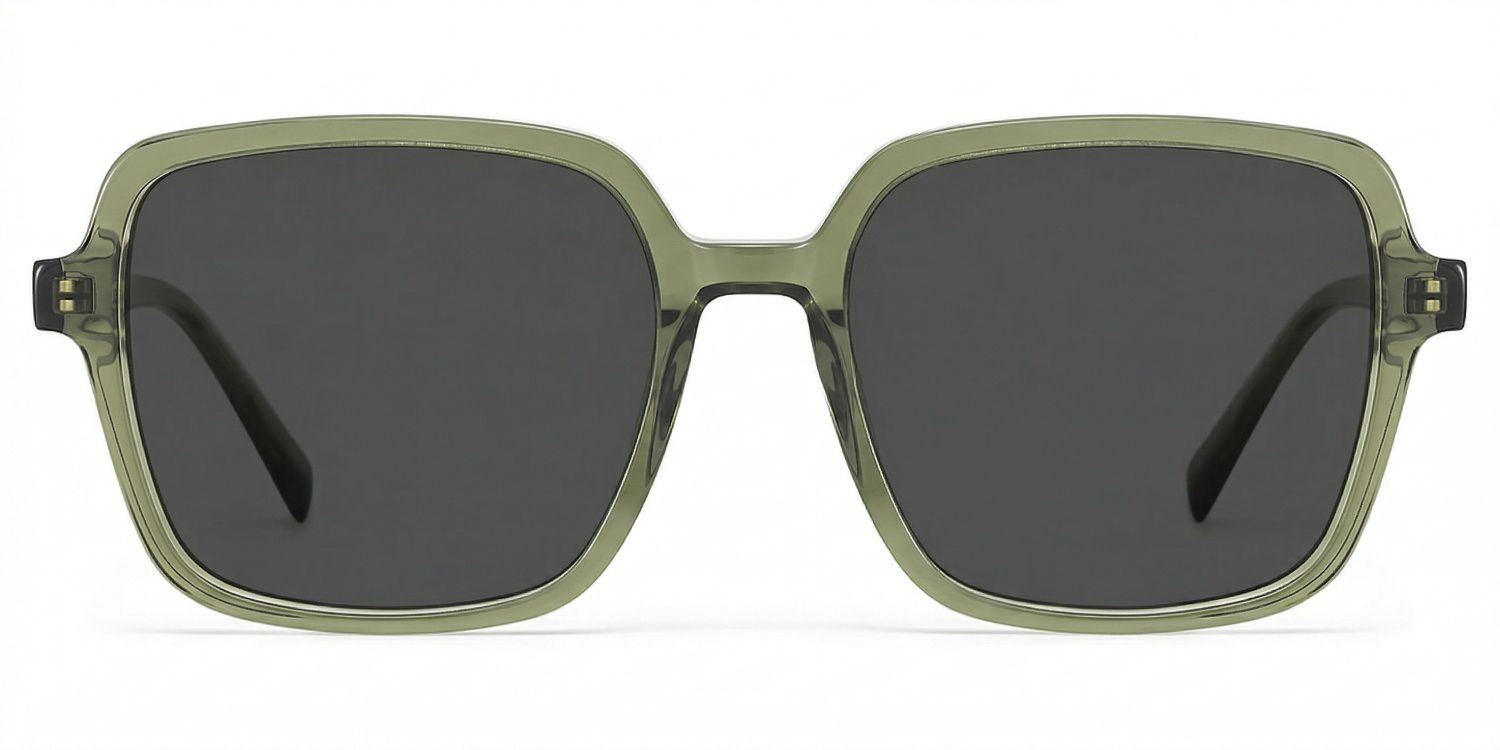 Ember Square Green Frame Sunglasses Online Sale | ZEELOOL0