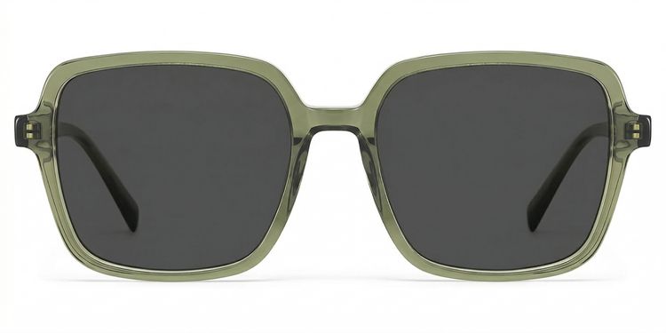 Ember Green Square Sunglasses