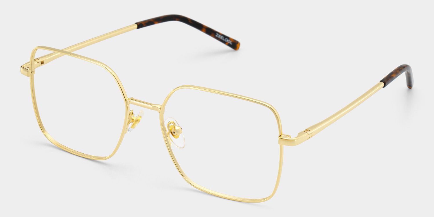 Abigail Tortoise Shell Glasses with Gold Arms for Women in Daily | ZEELOOL3