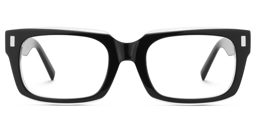 Fayssel Black Rectangle Glasses