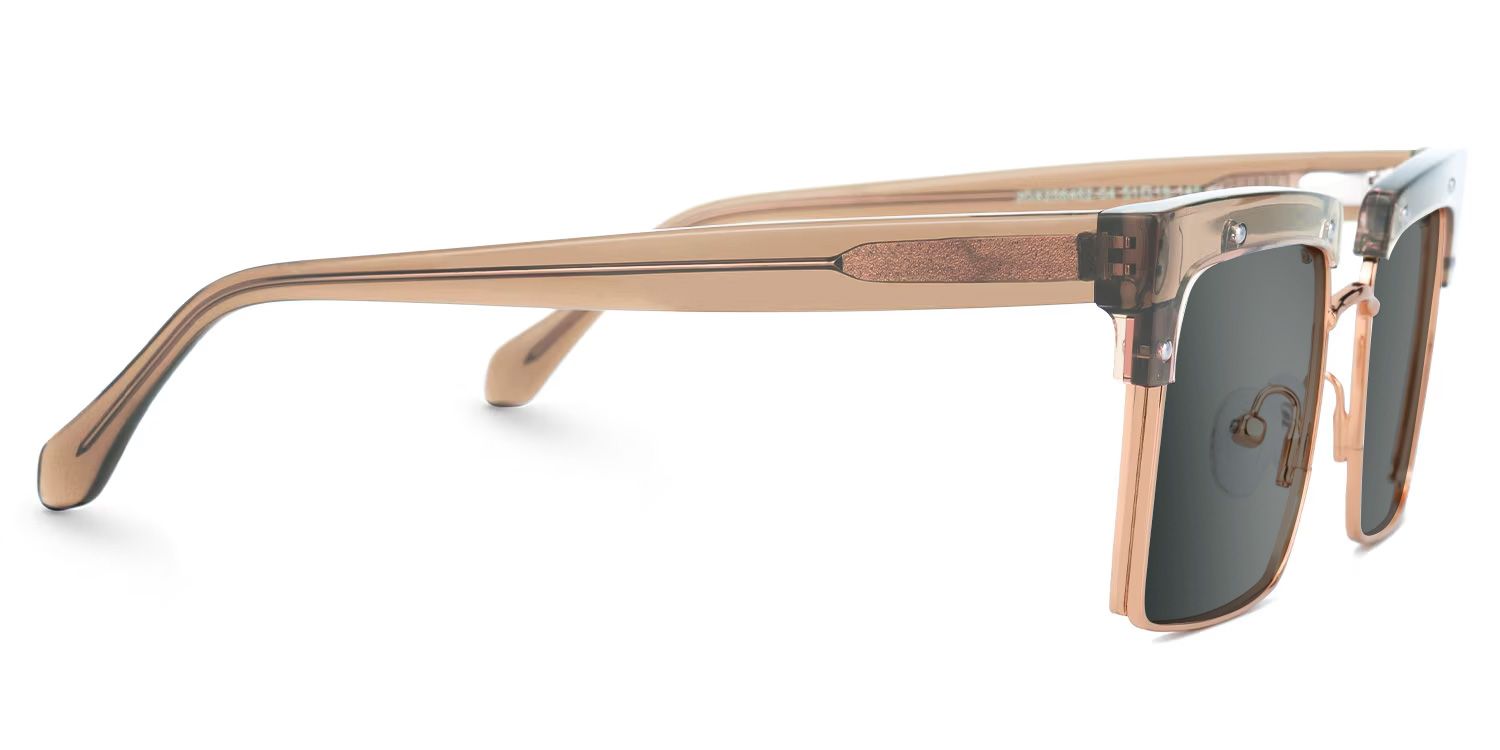 Kiana Beige Square Sunglasses to Frame Your Face | ZEELOOL2