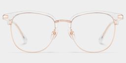 Naranjo Clear Browline Glasses1