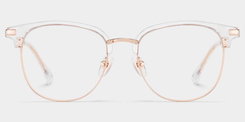 Naranjo Clear Browline Glasses