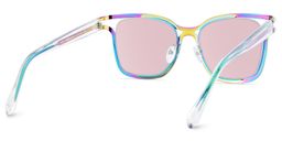 Shine Iridescent Square Sunglasses4