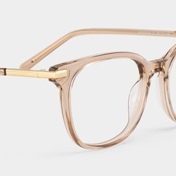 Vilmarie Beige Square Glasses5