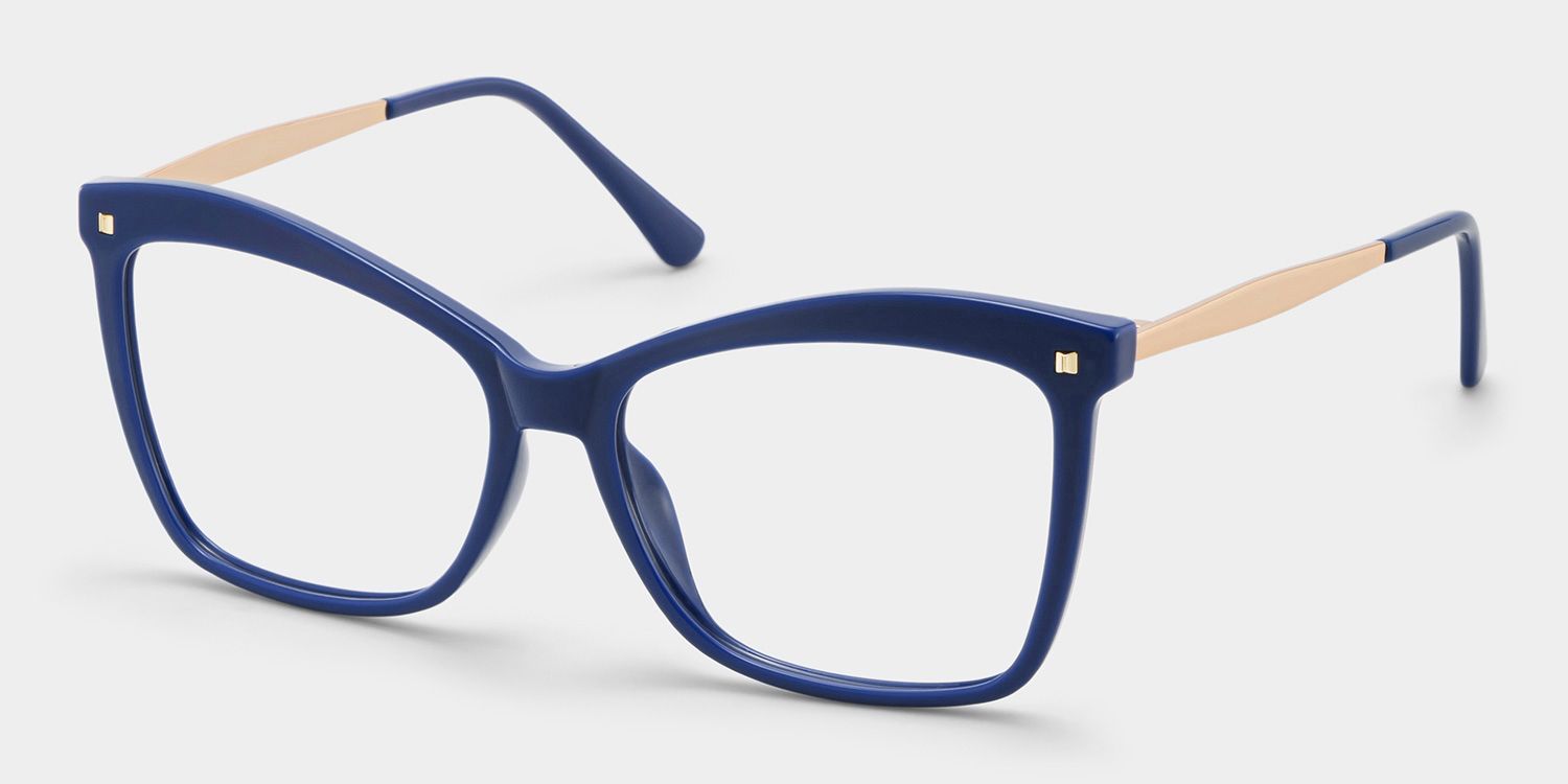 Isaebella Butterfly Blue Frame Glasses for Women | ZEELOOL2