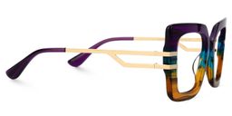Poutine Multicolor Square Glasses2
