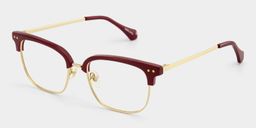 Nathan Red Browline Glasses3