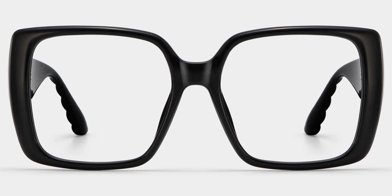 Maya Black Square Frame Glasses for Women | ZEELOOL1