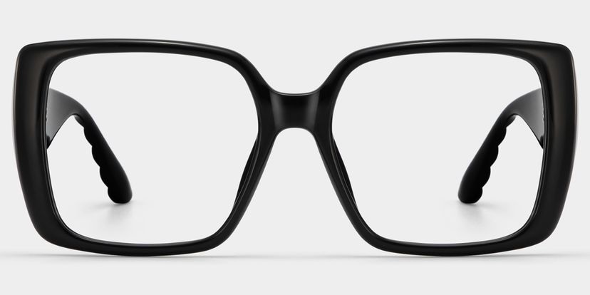Maya Black Square Glasses