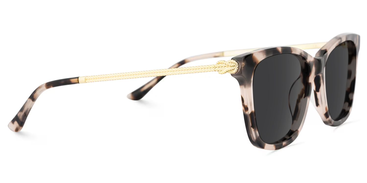 Vibert Rectangle Tortoise Frame Sunglasses Online Sale | ZEELOOL3