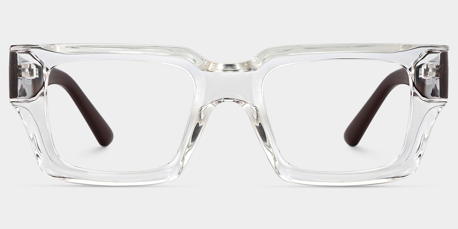 Clear TR90 Rectangle Eyeglasses- Garza0
